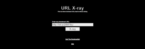 url xray service rapide pour lien raccourcis